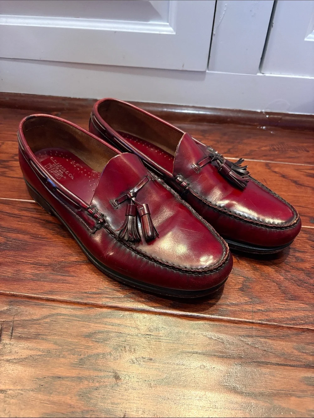 Weejuns refined burgundy